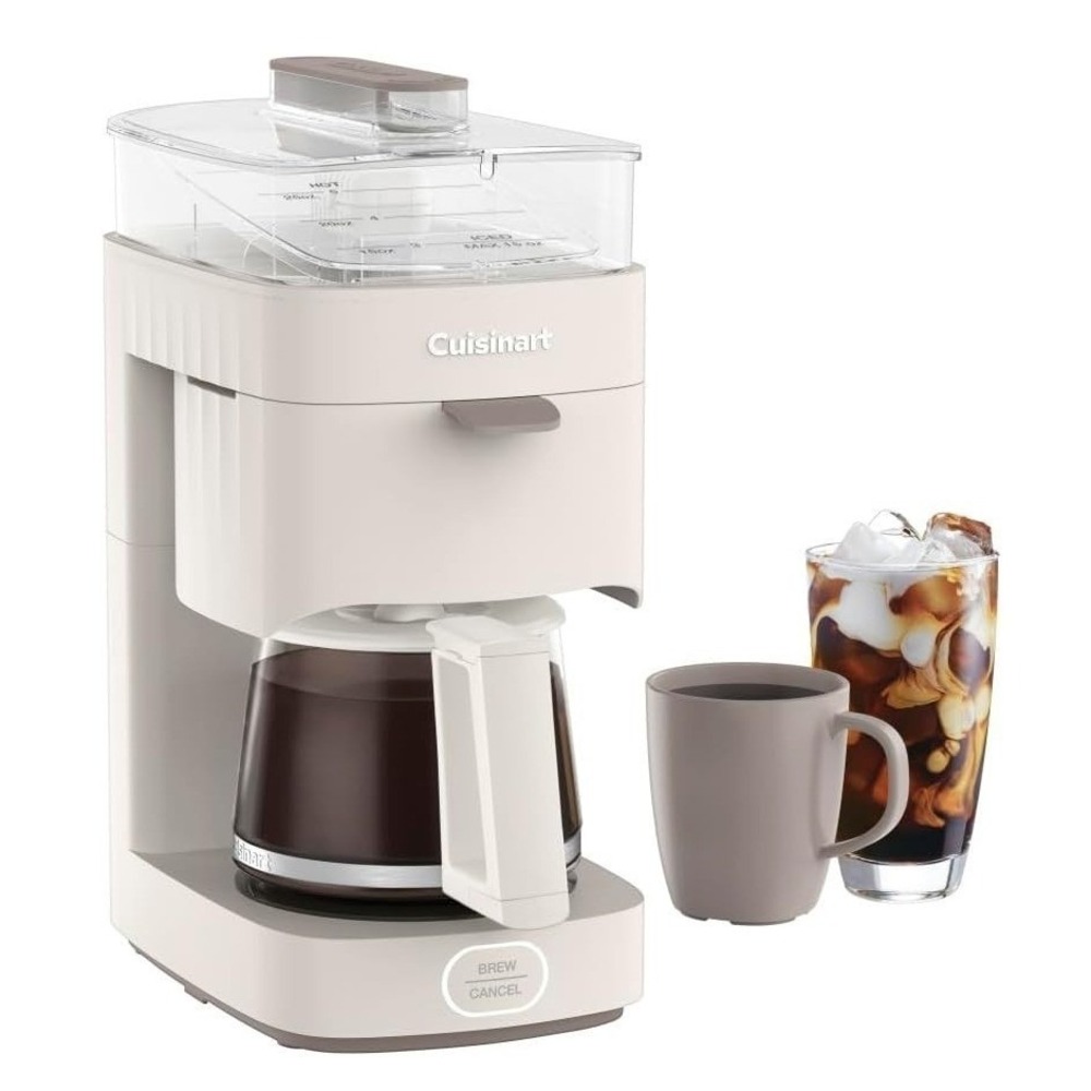 Cuisinart Soho DCC-5TR 5-Cup Drip Coffeemaker One-Touch Operation Truffle